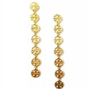Tory Burch Logo Dangling Earrings